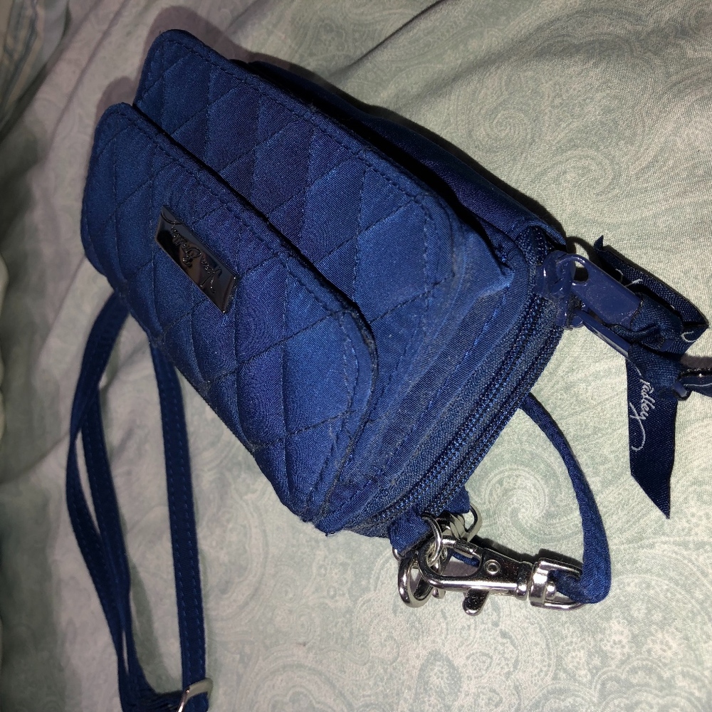 Vera Bradley Navy Blue crossbody/wristlet